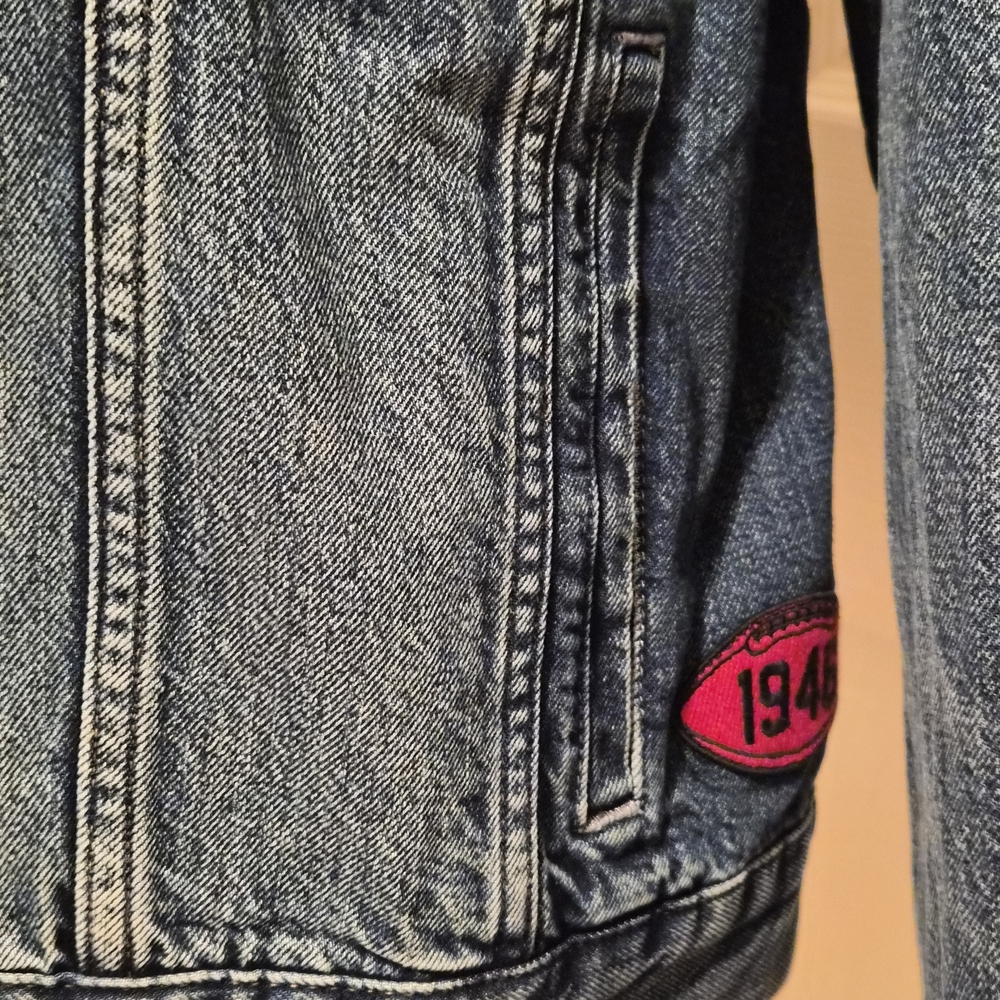 American Eagle Outfitters Denim NFL San Fransico 49er's Jacket - Picture 8 of 13
